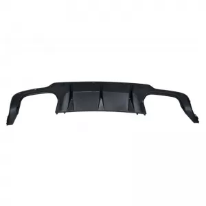 Rear Bumper Diffuser suitable for Mercedes-Benz C-Class W204 11-14 Facelift A Design C63 Look with 2 Double Exhausts Right & Left from ABS Plastic 1pc-image-6299289