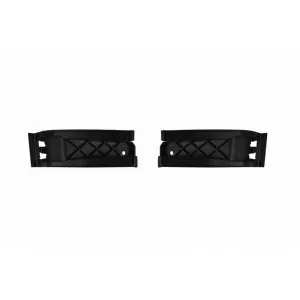 Rear Bumper Diffuser suitable for Mercedes-Benz C-Class W204 11-14 Facelift A Design C63 Look with 2 Double Exhausts Right & Left from ABS Plastic 1pc-image-6299292