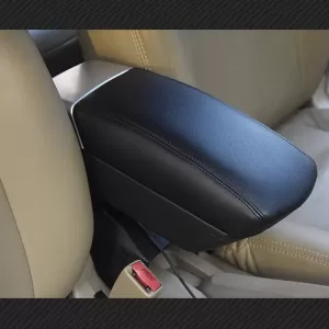 Car Armrest Black-Silver With USB Universal 22260-image-6299339