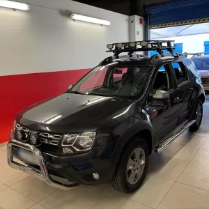 Car Roof Rack Metal Black Safari 127x96cm 28826-image-6299346