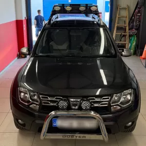 Car Roof Rack Metal Black Safari 127x96cm 28826-image-6299347