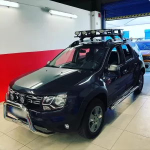 Car Roof Rack Metal Black Safari 127x96cm 28826-image-6299349