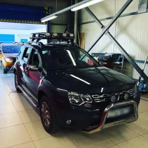 Car Roof Rack Metal Black Safari 127x96cm 28826-image-6299351