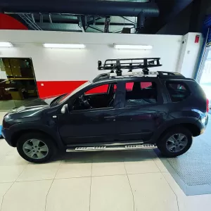 Car Roof Rack Metal Black Safari 127x96cm 28826-image-6299352