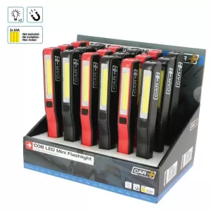 Work Light Black COB Led Mini Flashlight suitable for CAR+ 240Lm / 80Lm 3W LWLDISP-image-6299387