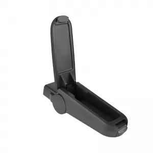 Armrest suitable for VW Golf IV (4) 98-04 / Bora / New Beetle / Passat 3B/3BG / Skoda Octavia 97-04 Original Look Black 1 pc-image-6299433