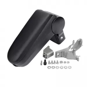 Armrest suitable for VW Golf IV (4) 98-04 / Bora / New Beetle / Passat 3B/3BG / Skoda Octavia 97-04 Original Look Black 1 pc-image-6299436