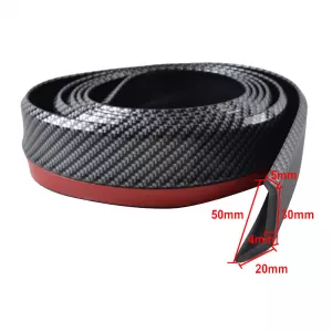 Front Spoiler Universal Samurai Lip Safe & Style 2500mm Carbon 1 pc-image-6299438