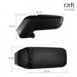 Armrest Armster 2 suitable for Nissan Note 2013+ Black Color-image-6299450