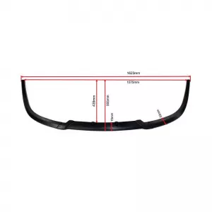 Front Spoiler Universal Lip Spoiler CUP 2.0 Cupra Look From Abs Plastic 3pc-image-6299477