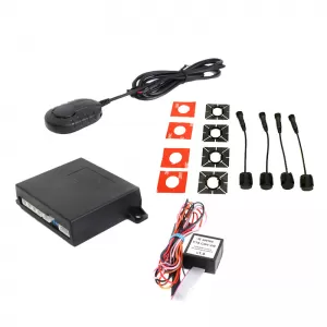 Parking Sensor PDC with 4 Internal Sensors 16mm Black with Buzzer Canbus Steelmate PTS410-VW BTI-image-6299563