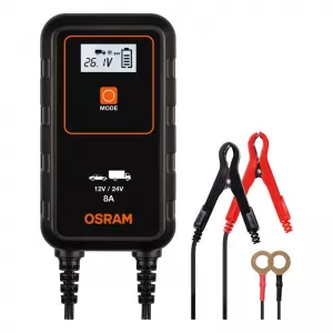 Car & Moto Battery Charger Osram 908 12/24 Volt 8 Amper-image-6299585