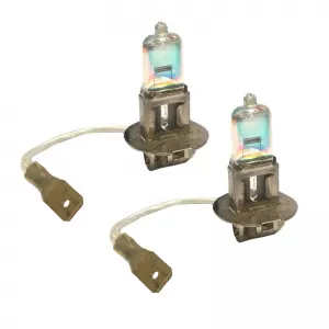 Halogen Headlight Lamps H3 12V 55w Rainbow Blue Type-R TR-9102B 2pcs-image-6299749