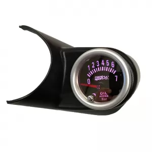 Oil Pressure Gauge Racesport Mirror Look Smoke 52mm With 7 Colors-image-6300666
