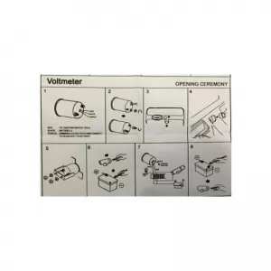 Voltmeter Auto Gauge Smoke 60mm Electrical 270 Scale-image-6300775