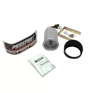 Tachometer R.P.M. Prosport Diamond Mirror Look Smoke 52mm 90 Scale With 7 Colors-image-6300810