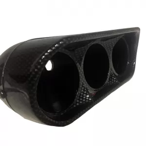 Dashboard Gauge Pod Triple (3 x 52mm) Carbon Look Auto Gauge-image-6300825