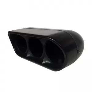 Dashboard Gauge Pod Triple (3 x 52mm) Black Auto Gauge-image-6300830