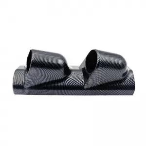 Pillar Gauge Pod Double (2 x 52mm) Carbon Look Prosport-image-6300846