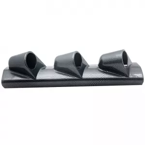 Pillar Gauge Pod Triple (3 x 52mm) Carbon Look Prosport-image-6300882
