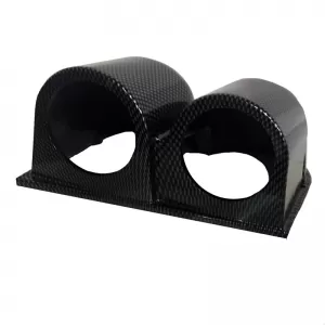 Dashboard Gauge Pod Double (2 x 52mm) Carbon Look Auto Gauge-image-6300887