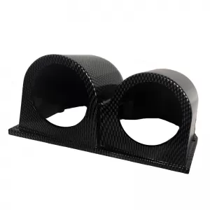 Dashboard Gauge Pod Double (2 x 52mm) Carbon Look Auto Gauge-image-6300888