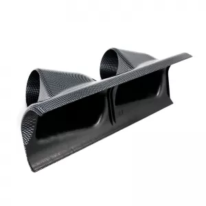 Pillar Gauge Pod Double (2 x 52mm) Carbon Look Auto Gauge-image-6300903