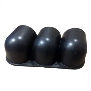 Dashboard Gauge Pod Triple (3 x 52mm) Black Auto Gauge-image-6300916