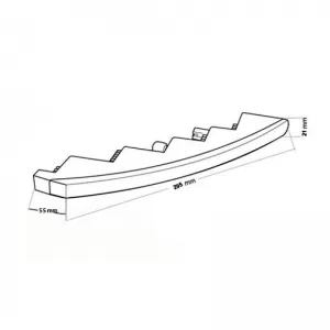 DRL Set Day Lights Universal VAG Look 12 Volt 10 Watt 700lm 295 x 21 x 51 mm 2 Pieces-image-6300971