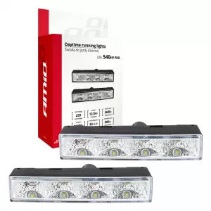 image-7-DRL Set Day Lights Universal DRL 540 Pro 12-24 Volt 6 Watt 125 x 24 x 47mm 2 Pieces
