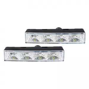 DRL Set Day Lights Universal DRL 540 Pro 12-24 Volt 6 Watt 125 x 24 x 47mm 2 Pieces-image-6300991