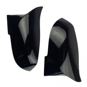 Mirror Covers suitable for BMW 1 2 3 4 X1 i3 M4 Look Glossy Black 2 Pieces-image-6301000