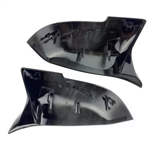 Mirror Covers suitable for BMW 1 2 3 4 X1 i3 M4 Look Glossy Black 2 Pieces-image-6301002