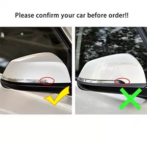 Mirror Covers suitable for BMW 1 2 3 4 X1 i3 M4 Look Glossy Black 2 Pieces-image-6301004