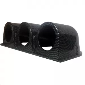 Dashboard Gauge Pod Triple (3 x 52mm) Carbon Auto Gauge-image-6301008