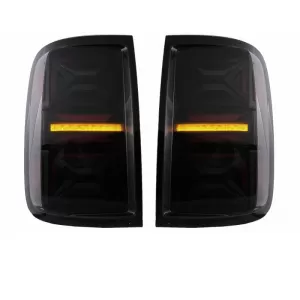 Tailights Set Suitable for VW Amarok 10-21 Full Led Bar Dynamic Signal Black / Smoke VLand-image-6301026
