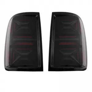 Tailights Set Suitable for VW Amarok 10-21 Full Led Bar Dynamic Signal Black / Smoke VLand-image-6301028