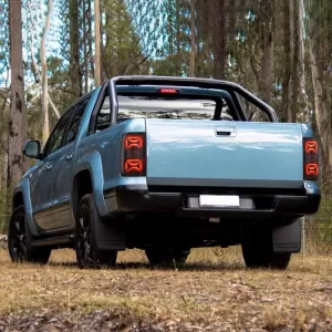 Tailights Set Suitable for VW Amarok 10-21 Full Led Bar Dynamic Signal Black / Smoke VLand-image-6301031