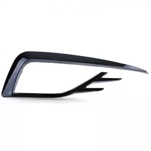 Front Bumper Side Grill (Fog Lamp Trim) suitable for VW Golf VII (7.5) 16-20 GTI Look Glossy Black Left Right 2 Pieces-image-6301058
