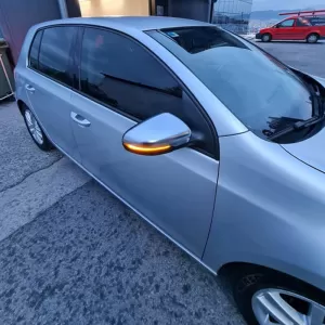 Mirror Covers suitable for VW Golf VI (6) 08-12, Touran 10-15 Brushed Aluminum Top-Bottom Set 4 Pieces-image-6301078