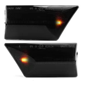 Seitenkotflügelblinker geeignet für Opel Vectra C 02-08 / Signum 03-09 LED dynamisch rauchig 2 Stück-image-6301090