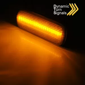 Mirror LED suitable for Citroen C4 04-11 Dynamic LED Canbus Black 2 Pcs-image-6301103