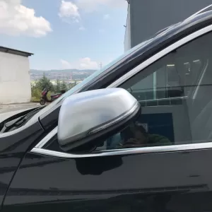 Mirror Covers suitable for BMW X1 F48 15+, 2 F45 / F46 14+ Brushed Aluminum 2 Pieces-image-6301122