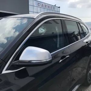 Mirror Covers suitable for BMW X1 F48 15+, 2 F45 / F46 14+ Brushed Aluminum 2 Pieces-image-6301123