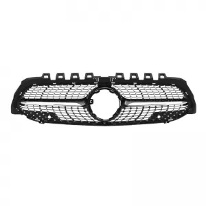 Front Grille suitable for Mercedes-Benz A-Class W177 18+ Diamond A Design Look Black/Chrome 1 Pc-image-6301186
