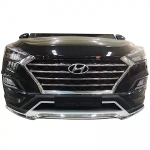 Skid Plates Bumper Body kit suitable for Front and Rear Bumper suitable for Hyundai Tucson 2019+ 2 Pieces-image-6301334