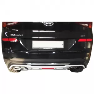 Skid Plates Bumper Body kit suitable for Front and Rear Bumper suitable for Hyundai Tucson 2019+ 2 Pieces-image-6301336