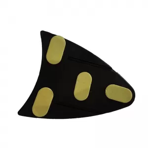Car Roof Antenna Universal Shark Type Decorative Illuminated Silver-image-6301394