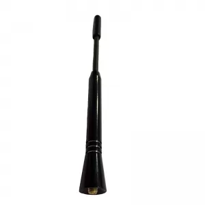 Car Roof Antenna Universal Large 15.5cm Black with Adapters