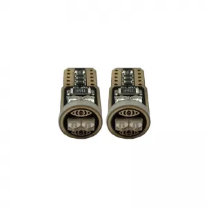 Led Bulbs T10 12volt Canbus Blue Colour Auto GS 6 Led 600360 2 Pieces-image-6301439